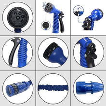 Expandable Magic Garden Hose With Spray Gun Approx 4 Metre Pipe (1 Set  Mix Color)