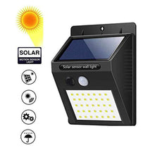 213 Solar Security Led Night Light For Home Outdoorgarden Wall (Black) (20-led Lights)