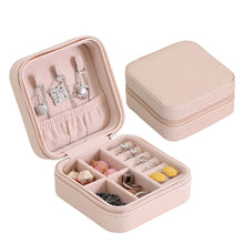 8782 Jewellery Box For Women Mini Portable Jewelry Box Organiserpu Leather Jewlerrying Display Holder Small Travel Jewellery Box For Girls Women Mother Daughte Travel Ring Pendant Earring Necklace Storage Case