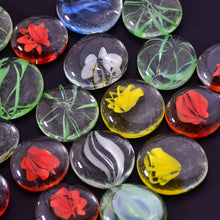 4019 Glass Gem Stone Flat Round Marbles Pebbles For Vase Fillers Attractive Pebbles For Aquarium Fish Tank.