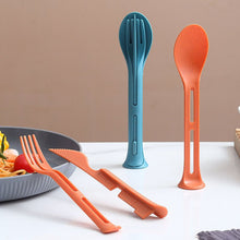 3 In 1 Reusable Spoon Knife Forks Tableware Spoon (3 Pcs Set)