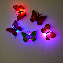 6497 Butterfly 3d Night Lamp Comes With 3d Illusion Design Suitable For Drawing Room Lobby. (Pack Of 50)