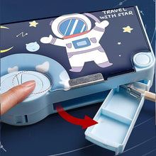 0052 Multifunctional Pencil Box For Kids Space Pencil Box For Boys Kids Pencil Box For Boys  Girls Magnetic Pencil Box For Boys Pop Up Pencil Box Space Theme Return Gifts For Kids (Space Pencil Box)