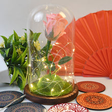 Glass Flower With Led Light Great Gift (1 Set)