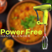 0703 Power Free Manual Hand Blender With Stainless Steel Blades Milk Lassi Maker Egg Beater Mixer Rawai