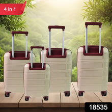 Big 4 In 1 Luggage With Wheels Travel Suitcases Set (4 Pcs Set  Different Size)