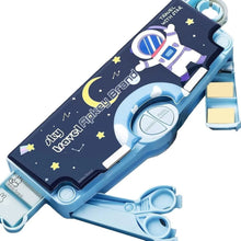 0052 Multifunctional Pencil Box For Kids Space Pencil Box For Boys Kids Pencil Box For Boys  Girls Magnetic Pencil Box For Boys Pop Up Pencil Box Space Theme Return Gifts For Kids (Space Pencil Box)