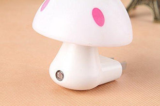 0254 Automatic Night Sensor Mushroom Lamp (0.2 Watt Multicolour)