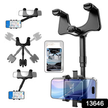 360  Rotating Car Rear View Mirror Phone Holder (1 Pc)