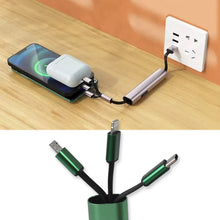 Charging Cable 3 In 1 Extendable Data Transmit  Charging Cable (1 Pc)