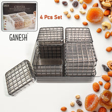 Ganesh Multipurpose Gift Set Dry Fruit Candy (4 Pcs Set  With Tray)