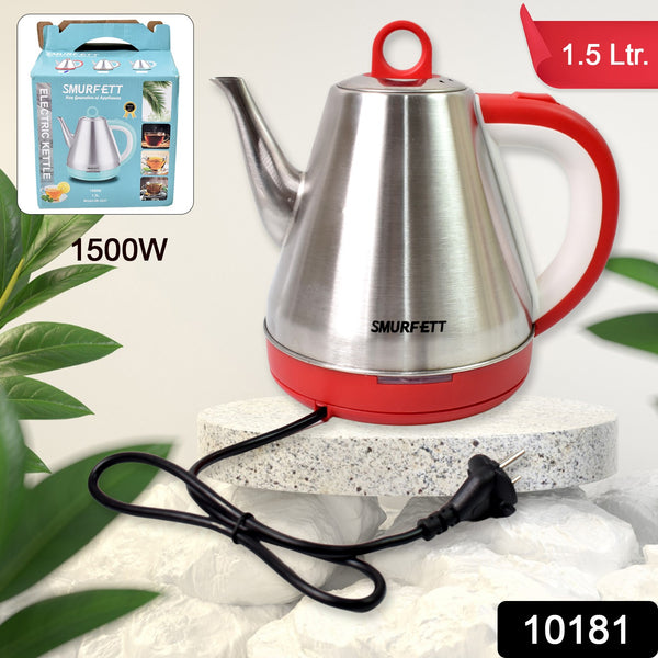 Stainless Steel Large Capacity Electric Kettle (1500w  1.5 Ltr.)